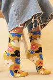 Laundry B Garden Party Sock Ochre